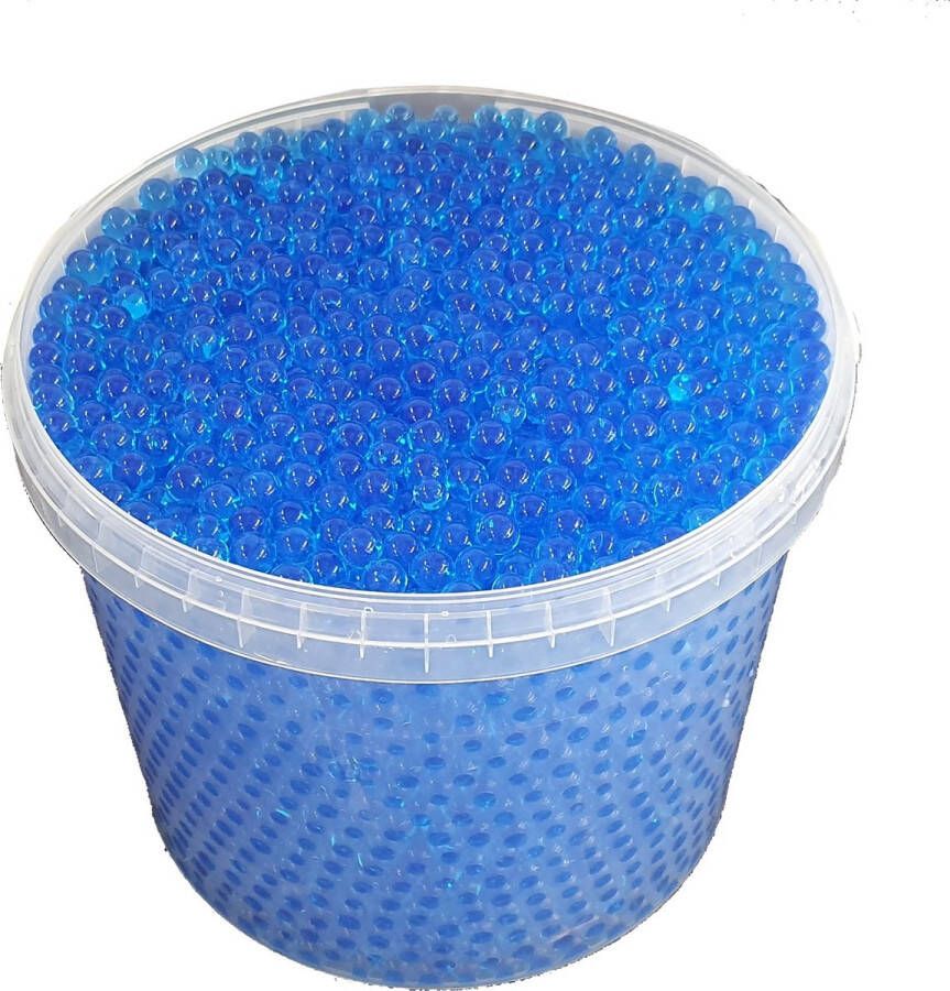 Gelparels waterparels per 10 liter verpakt in emmer blauw voor de mooiste creaties