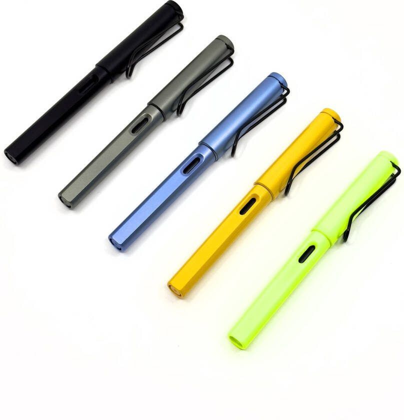 RiLeo Gelpennen Pennen Ergonomisch 5 stuks Punt 0 5 mm kleuren Studenten Professionals Kantoorartikelen