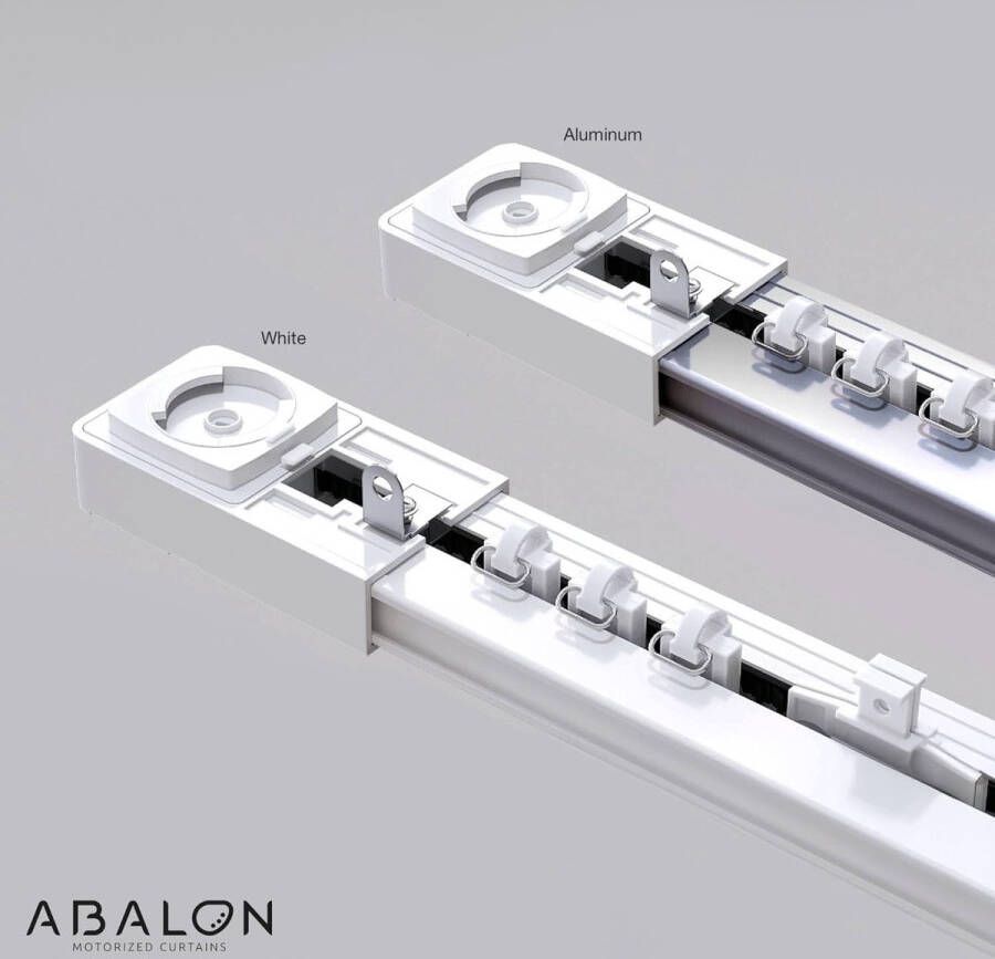 Gemotoriseerde rail voor slimme gordijnen met afstandsbediening tot 3 meter Elektrische rail met aluminium kleurengordijnmotor