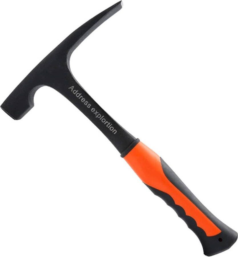 Geologische Hamer Professionele Rock Hammer Outdoor Geologie Minerale Exploratie Tool met Puntpunt voor Prospectie Hammer Carbon Steel