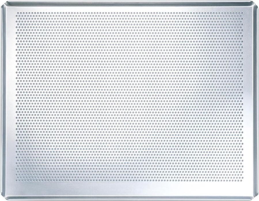 Geperforeerde Bakplaat 40 x 30 cm Past op Bijna Elke Oven Taartplaat Baguettebakplaat Pizzabak Compatibel met AEG Bosch Neff Siemens Square baking pan