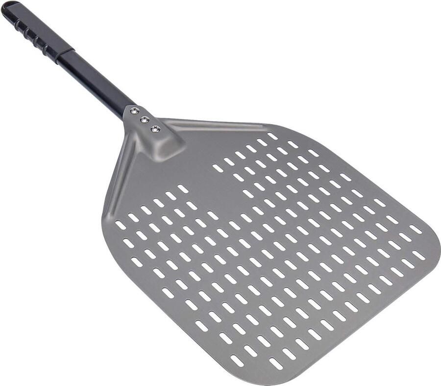 Geperforeerde pizzaschil 305 cm Hard geanodiseerd aluminium Pizzapaddel professioneel Rechthoekige pizzaoven schil