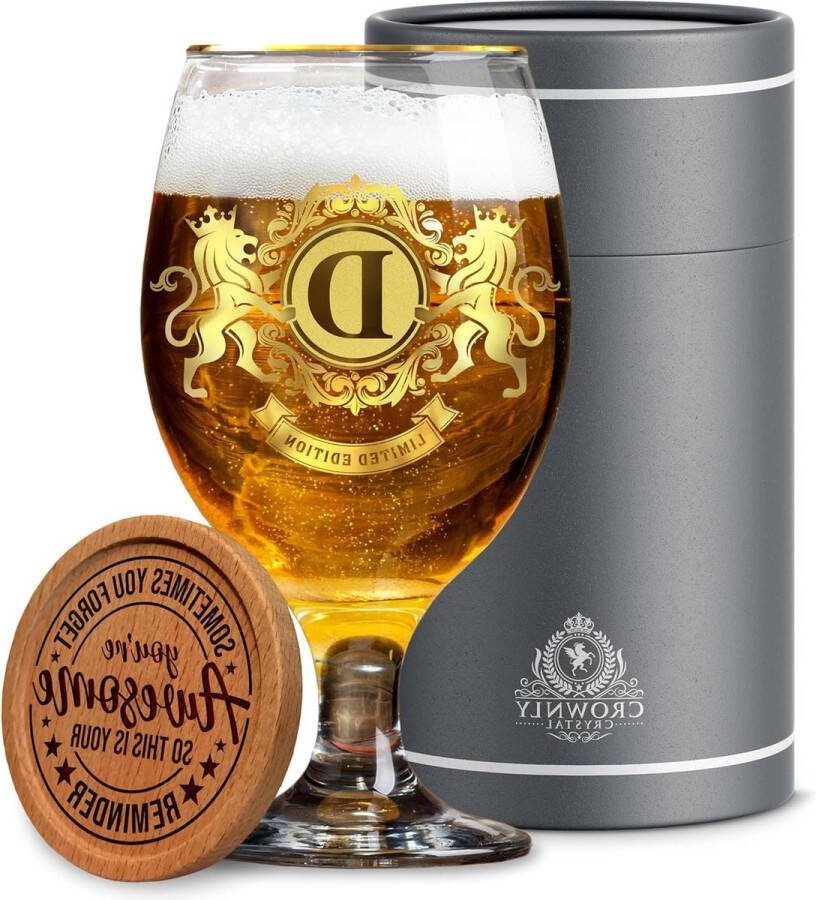 Gepersonaliseerde bierglas cadeaus voor mannen Vader opa oom broer Verjaardagscadeaus heren