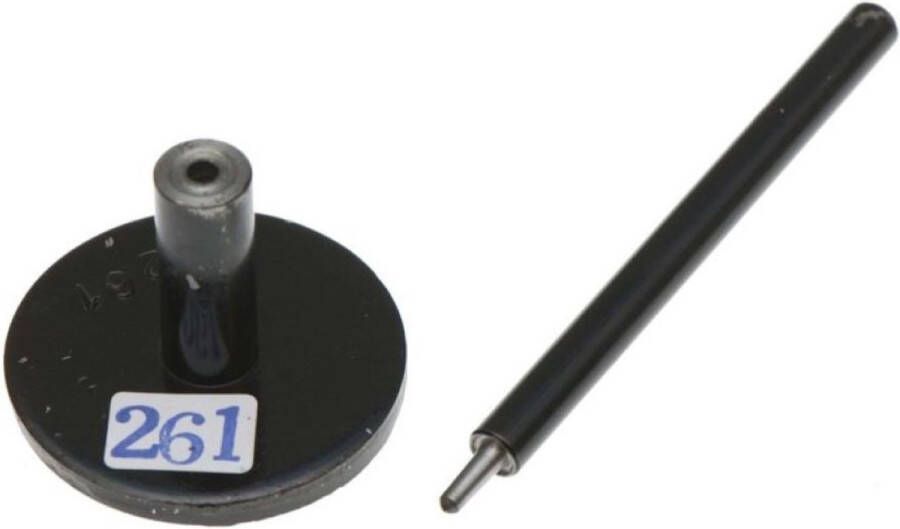 Gereedschap setje voor nestels 4 mm 261 inslagtool nestelringen gereedschapset zeilringen set voor plaatsen zeiloogjes 4mm