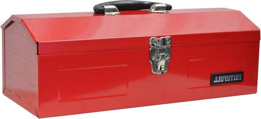 Gereedschapskist van metaal schuur vorm 42 cm