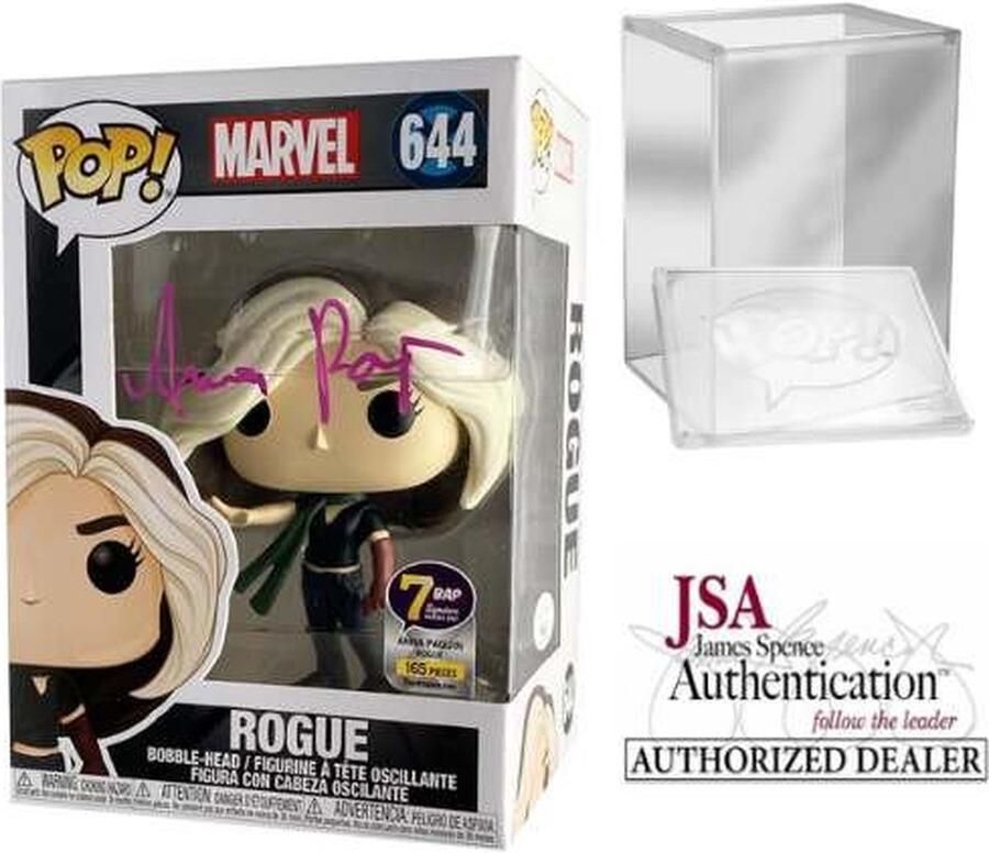 Gesigneerde Funko Pop! Anna Paqui Signed Marvel X-Men Rogue #644 JSA Coa [7Bap 165LE]