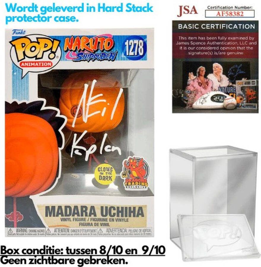 Gesigneerde Funko Pop! Madara Uchiha Naruto Shippuden #1278 GITD Dragons Trading Exclusive by Neil Kaplan