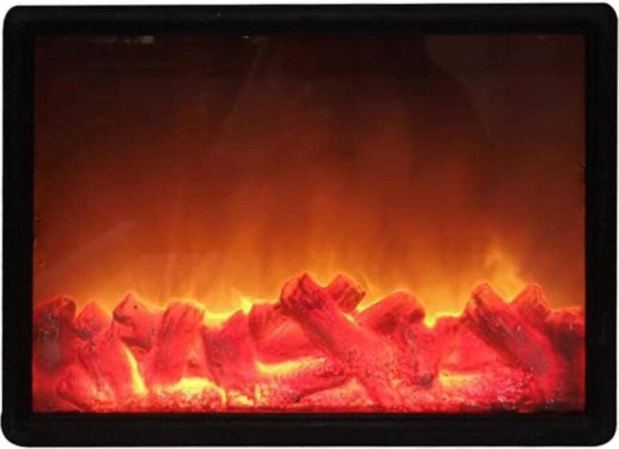 Gesimuleerde brandende vlam open haard Vlamloze LED lantaarn Tafelhaard met USB of batterij Winterkerstdecoratie Elektrische haard
