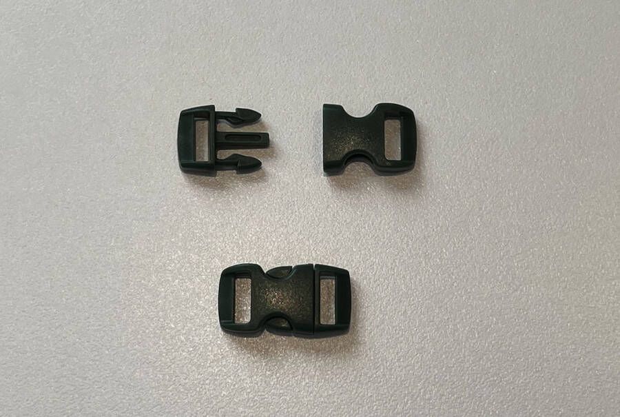 Gesp 10MM 10 Stuks paracord armband paracord armband survival Leger Groen