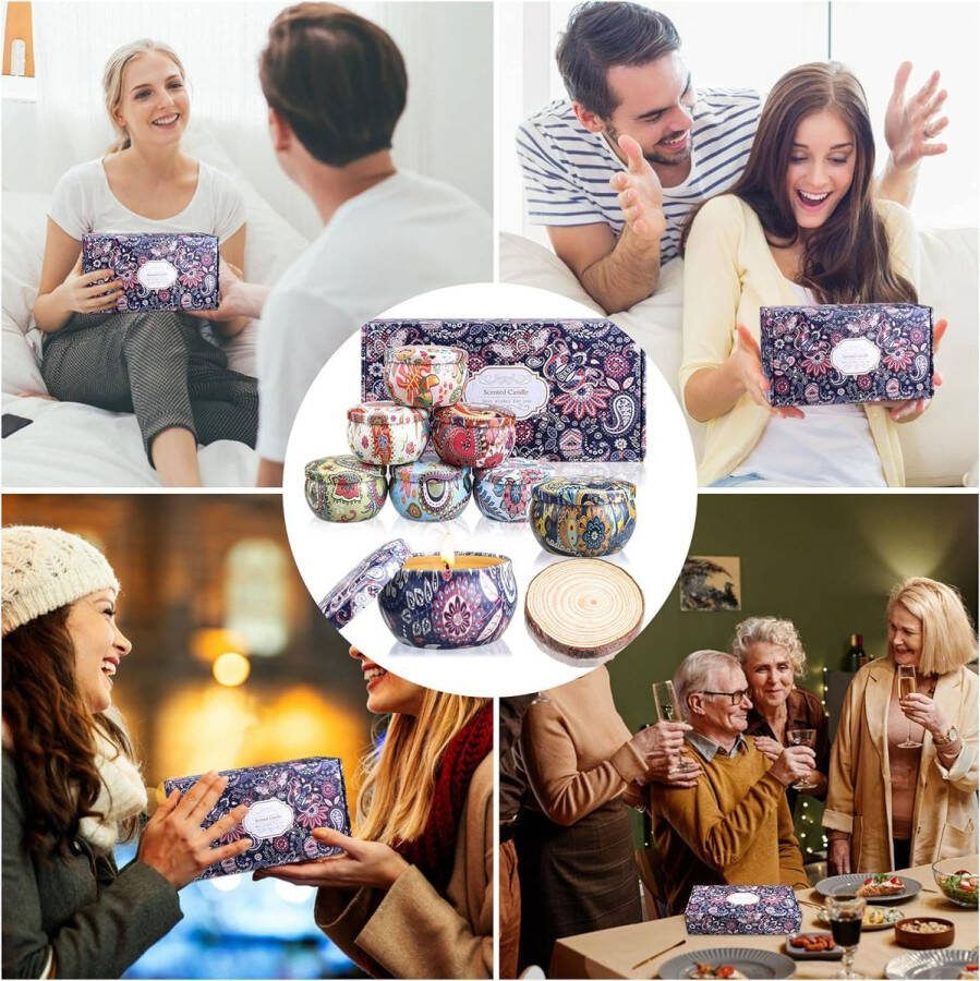 Geurkaarsen set 8 Pack
