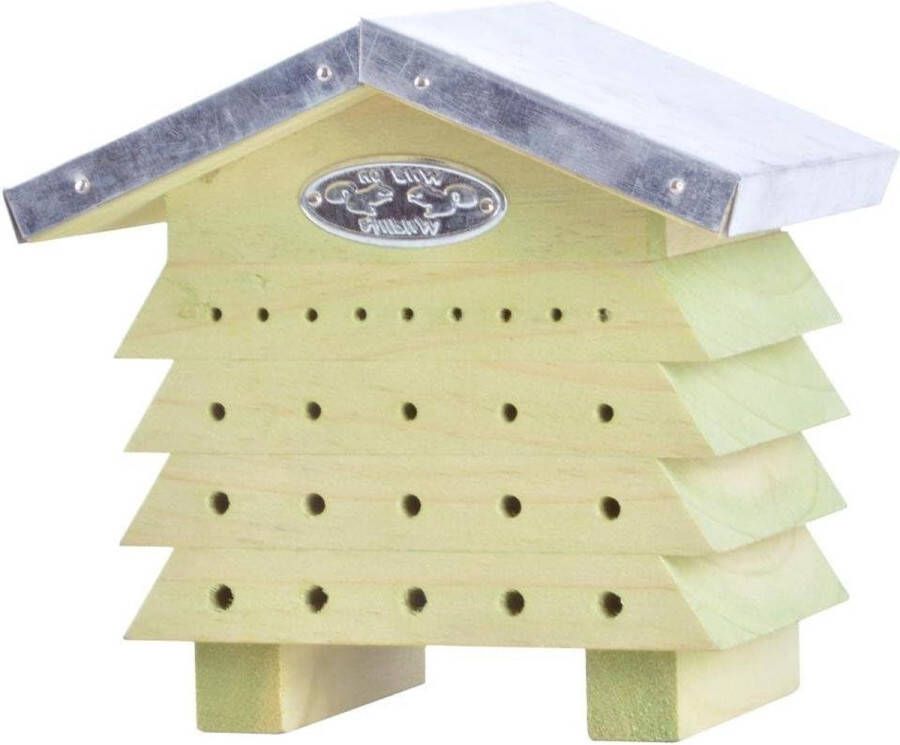 Gevallen vruchten Bijenhuis met honing Verzameling van de Bijenkorf insect hotel