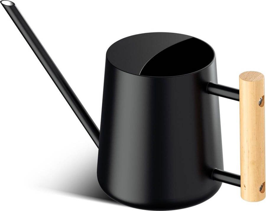 Gieter kamerplanten 1000 ml metalen roestvrijstalen gieter klein met lange uitloop moderne decoratieve gieter voor kamerplanten potplanten vetplanten