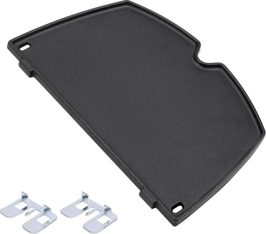 Gietijzeren Bakplaat 32 x 22cm Vervangende Onderdelen voor Weber Q100 Q120 Q1000 Q1200 Serie Grill