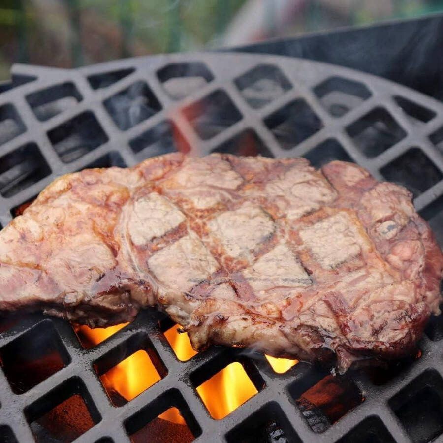 Gietijzeren grillrooster Sear bramen 30 cm Primaster grillsysteem voor 57 cm kogelbarbecue