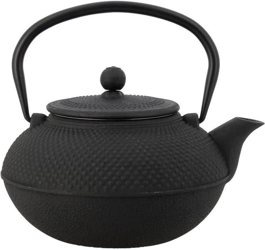 Gietijzeren theepot 1 5 liter zwart TheKitchenette 7321423