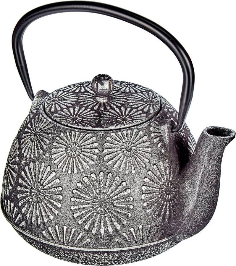 Gietijzeren theepot Bali 12 liter geëmailleerde binnenkant geschikt voor inductie