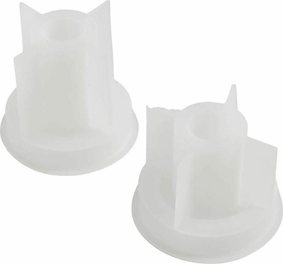 Gietmal Siliconen Mal Mat Transparant Kandelaar Kaarsenstandaard Lange Kaarsen DIY Gieten H: 5 8+7 5 cm Dia: 7 5 cm Gatgrootte 2-2 5 cm 2 Stuks