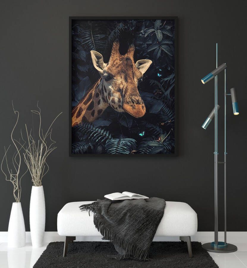 GIRAFFE WANDDECORATIE POSTER 40x60cm