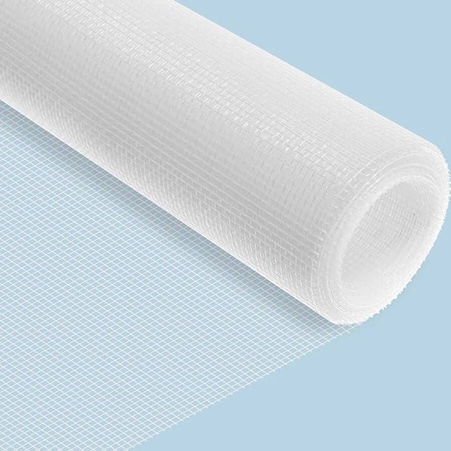 Glasvezel Raamhorren 1 2 x 2 5 m Snijdbaar Insectenhor voor Geschikt voor Meerdere Deuren en Ramen Venster Vliegenhor Vervanging voor Anti-muggen en Anti-Katten Wit