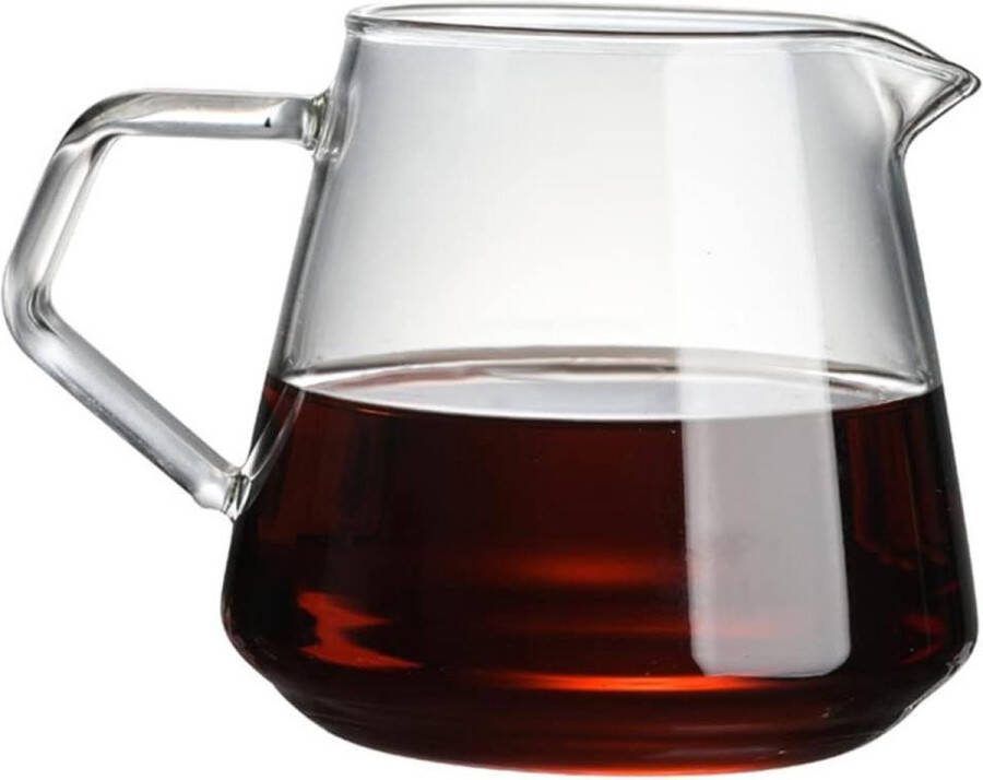 Glazen karaf hittebestendige koffiepot helder glas koffie & theeketel 650 ml 22 oz Koffiepot