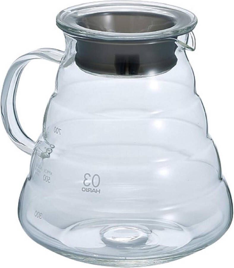 Glazen koffiepot range server 800 ml kleurloos 13 x 152 x 13 cm Koffiepot