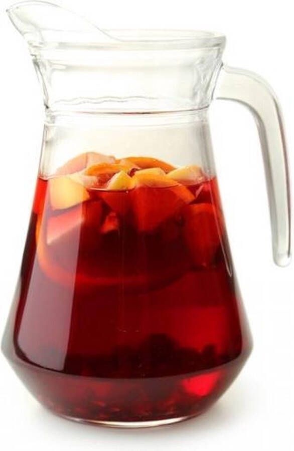 Glazen sangria schenkkan 1.3 liter Wijnkannen sangriakannen schenkkannen