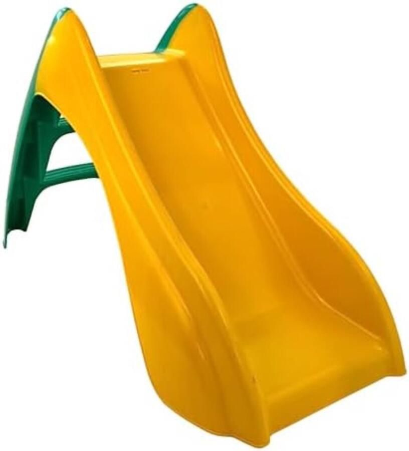 Glijbaan peuter Glijbaan buiten ‎‎123 x 50 x 77 cm; 6 kg Geel en groen