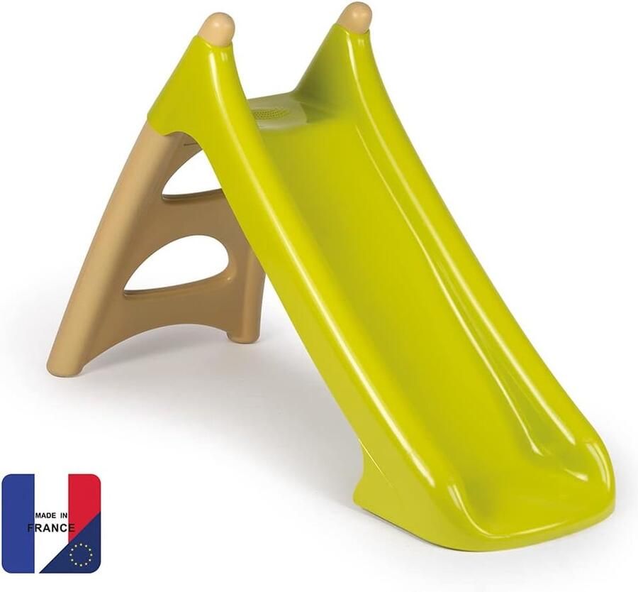 Glijbaan XS kleur beige groen 90 cm glijvlak anti-slip treden UV-behandeling