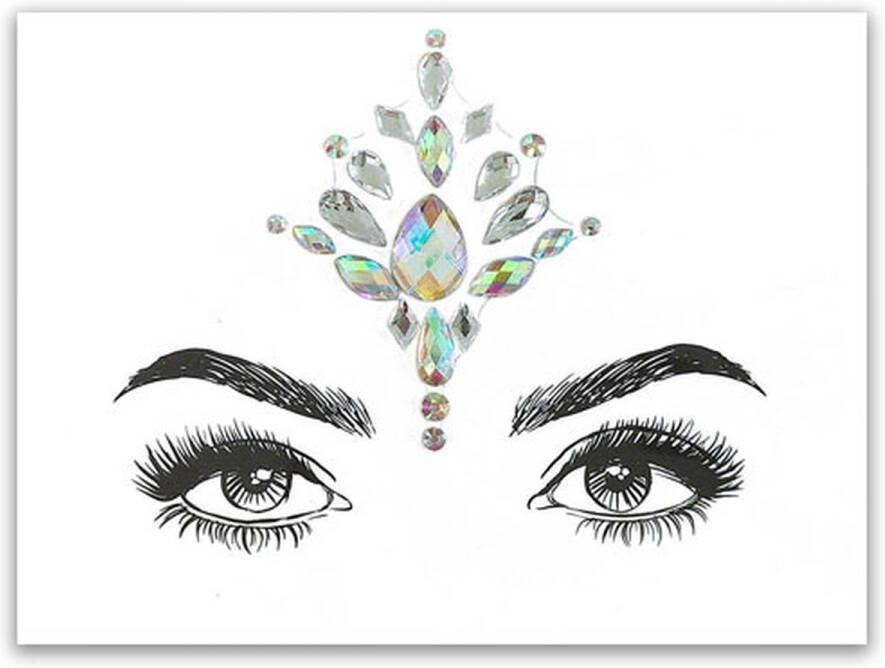 GlittersXL Festival Face Jewels Diamant Zilver [Dots Strass Steentjes met zelfklevend Plaklaag Sticker Diamantjes voor Lichaam en Gezicht Festival tattoo set outfit diamand glitter Juwelen Face Glitterstiften tattoos kinderen]
