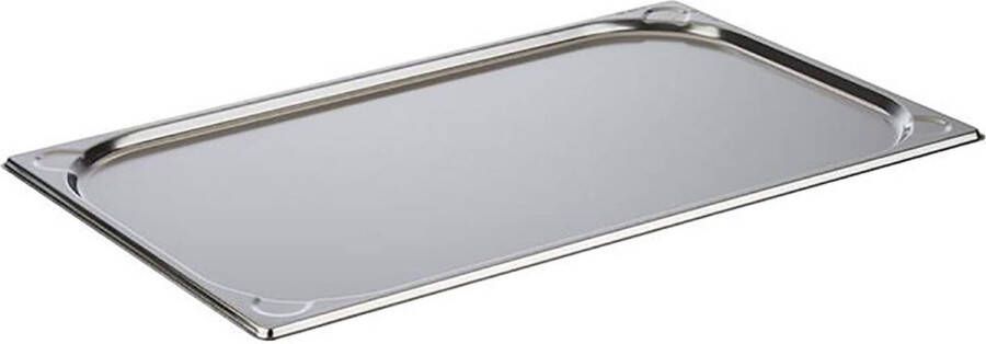 GN-bak 1 1 gastronormbak RVS afmetingen 32 5 x 53 cm diepte 15 mm inhoud 1 25 liter