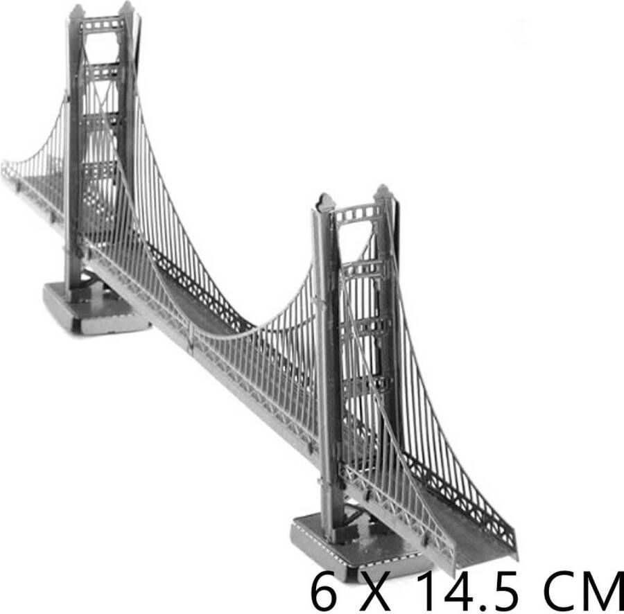 Golden Gate Bridge 3D Metalen Miniatuur Bouwpakket Schaalmodel Puzzel Amerika
