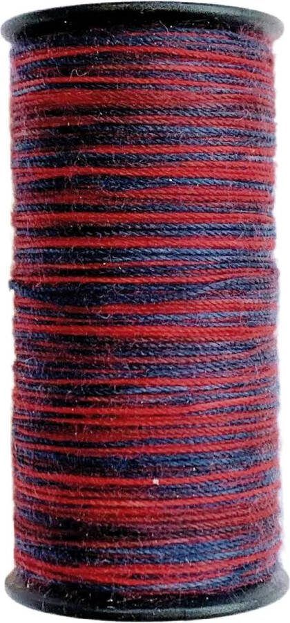 Goldmann 010 jeans multicolor red blue extra sterk garen doorstikgaren rood blauw