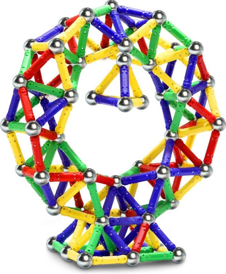 Goods 144 Stuks Magnetische Stokken Kit Magnetische Bouwstenen Constructie Speelgoed Set Creatief en Educatief Hersentrainings Stapelen Bouwen Magnetisch Speelgoed (vanaf 5 jaar oud)