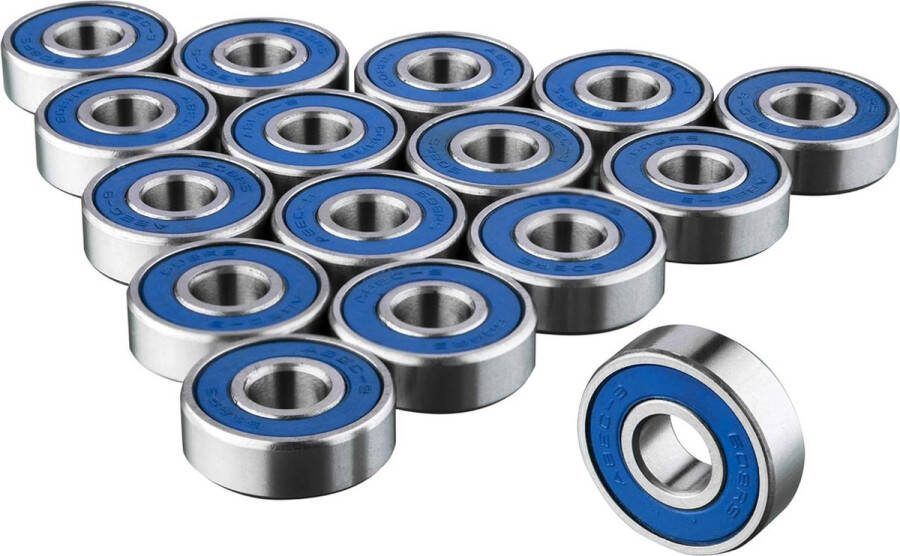 Goods 16x 608RS Skateboardlagers Wrijvingsloos ABEC 9 Lagers voor Skateboards