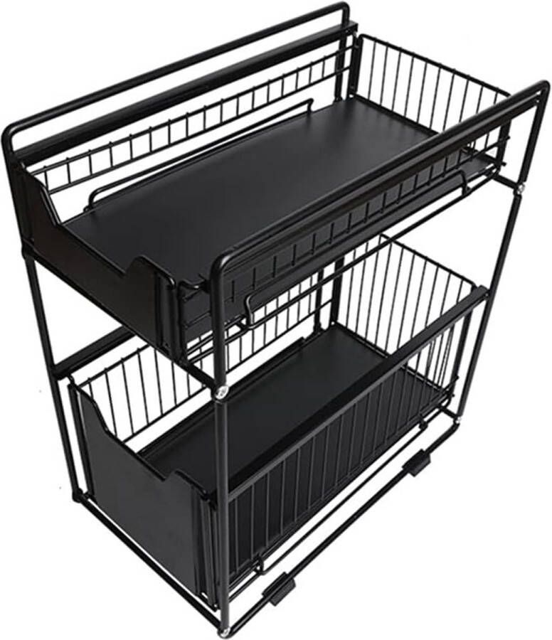 Gootsteenkast Organizer Keukenkast Organizer Gootsteenkast Gootsteenrek Keukenkast Rek
