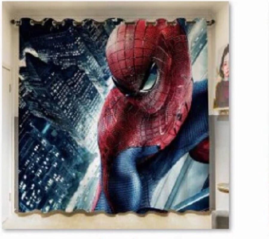 Gordijnen Spiderman kant en klaar verduisterend 2 delen 132x160 cm