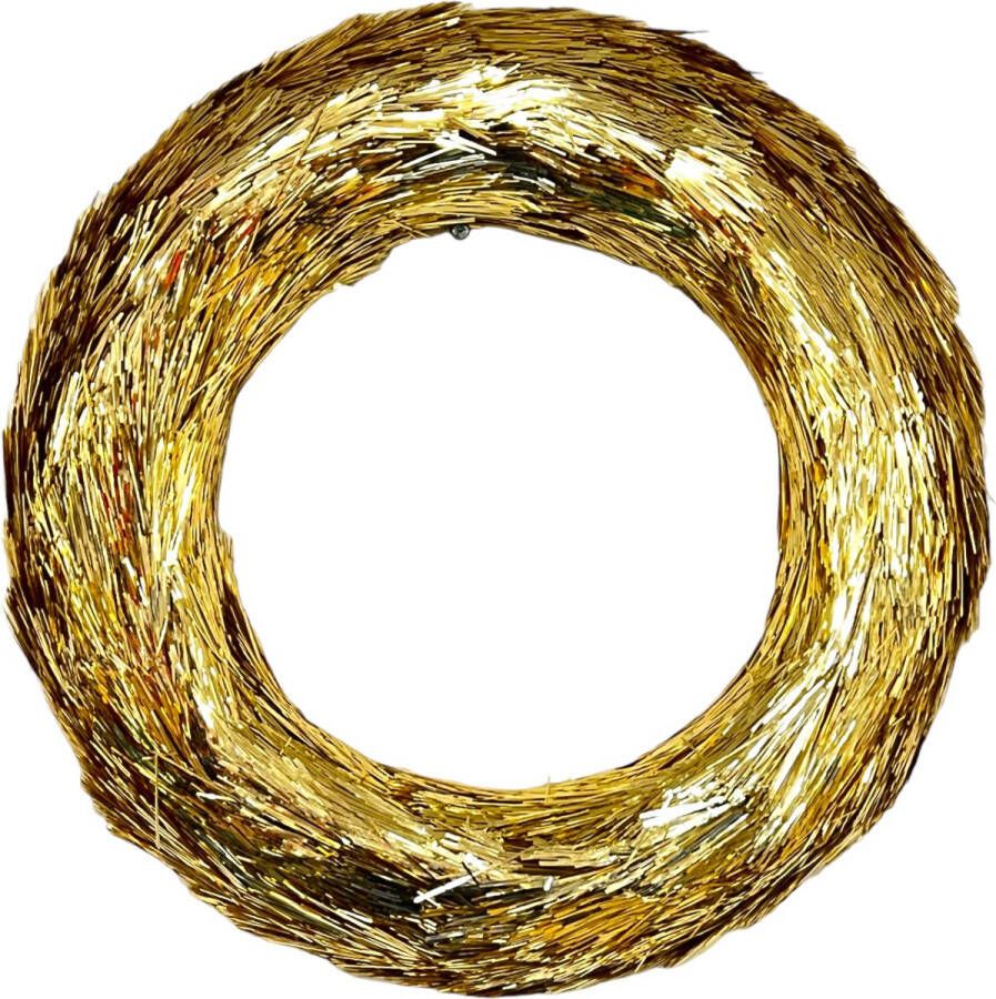 Goudenkrans krans goudkleurig 40 x 40 x 5 cm