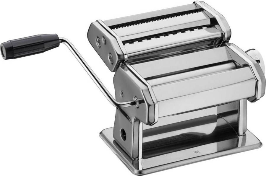 Gourmet pastamachine handmatig roestvrij staal 195 x 125 x 125 cm 9 deegniveaus ideaal voor deegplaten smalle en brede pasta roller