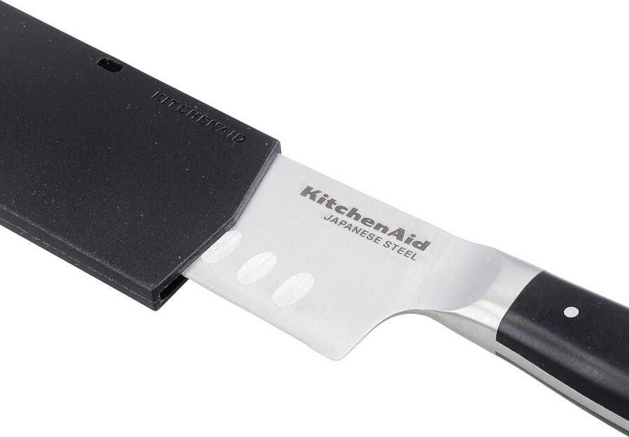 Gourmet Santoku 18 cm- Hoogwaardig Japans stalen mes met scherp carbon KitchenAid