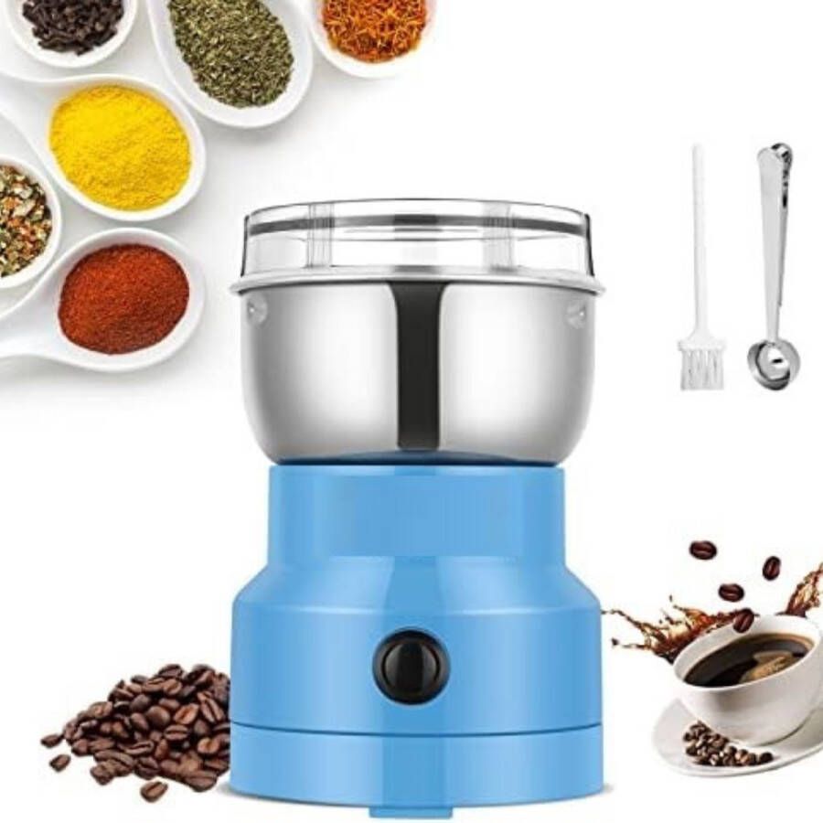 Graanmolen Elektrisch Spice Grinder Blauw