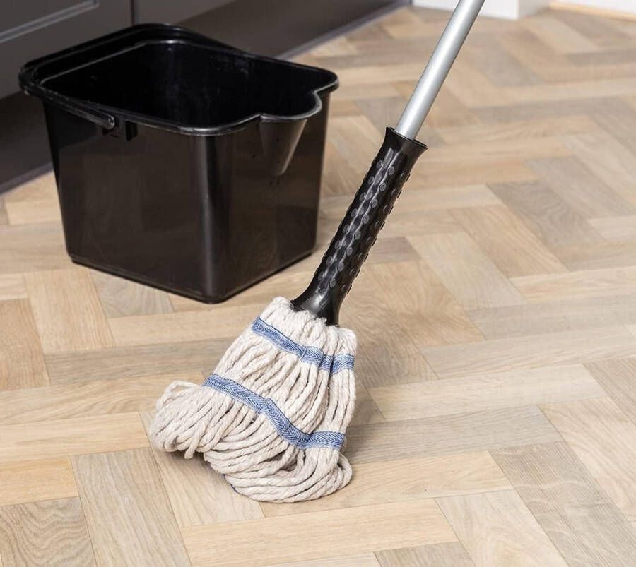 Grafietkleuren metallic Twist Mop met extra absorptie