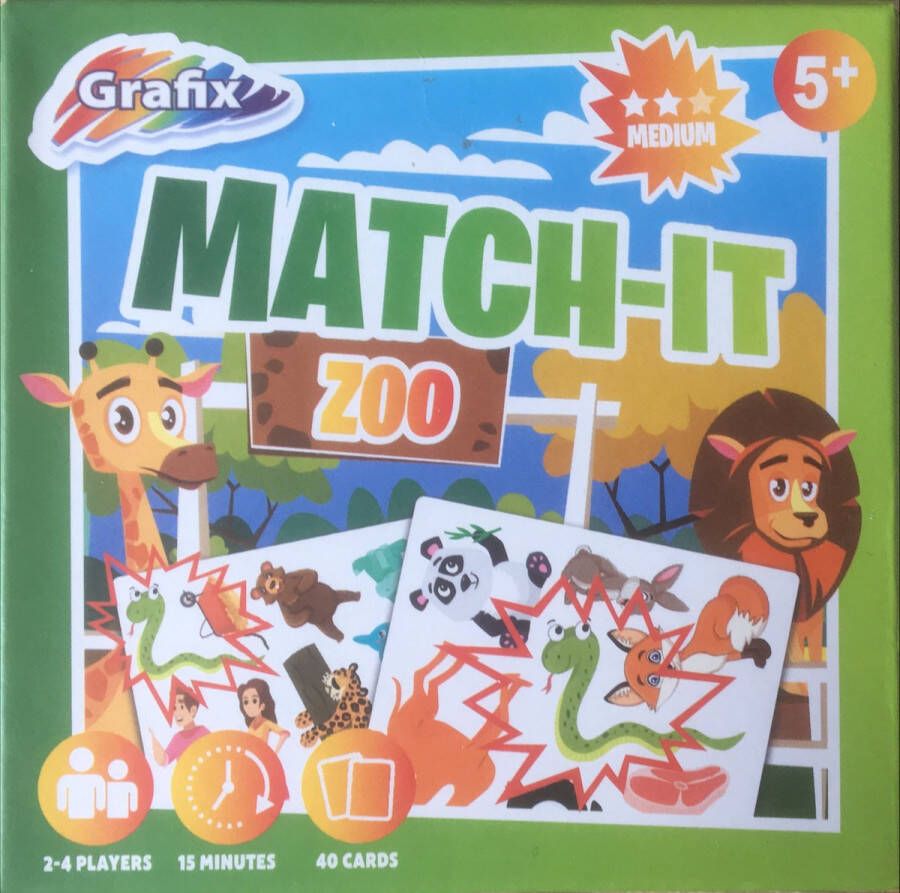 Grafix Match-It Zoo