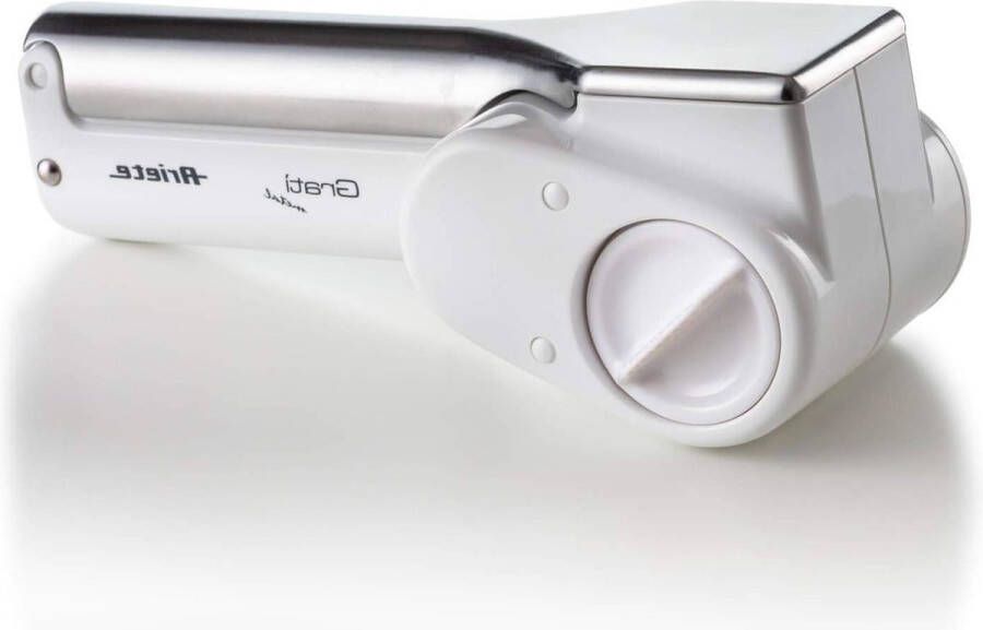 Gratì Metal 44 draadloze kaasrasp roestvrijstalen rollen 1 kg kaas 1500 mAh wit Cheese Slicer