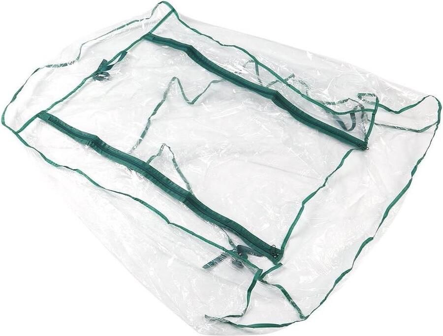 Green Harmony 3Dieren Mini Broeikas Inloopbare Kas VervangingsPVC Afdekkingsset 69lang x 49 breed x 126hoog Voor Binnen en Buiten Lijst niet inbegrepen Green Harmony Tuinkas