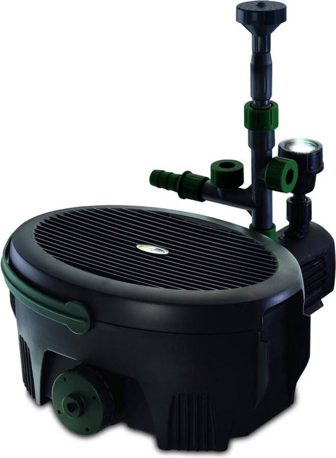 Green Harmony 6000 liter vijverpomp filter UV-zuiveraar LED-spot fontein complete oplossing voor heldere vijver Green Harmony Vijverfilter 2.0
