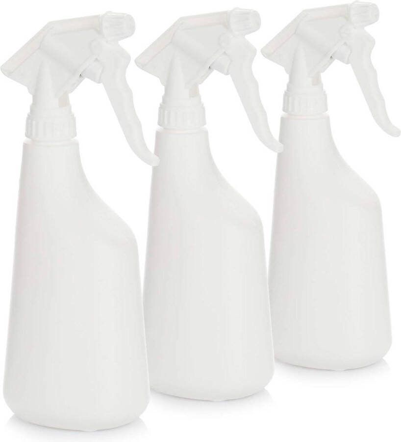 Green Harmony HTML Content 3x Bloemsproeier Spuitfles voor Planten Bewatering Watersproeifles met 28 400 Schroefdraad Minerale Olie Stookolie Benzoyl Verdunde Zuren Logen Standaard Wit Plantenspuit 3.0