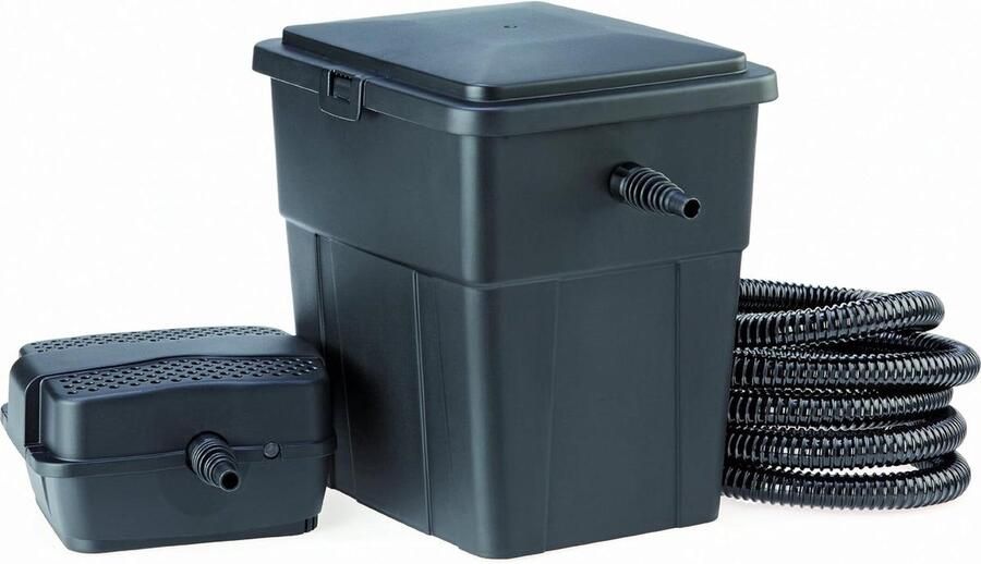 Green Harmony PondoClear Set 4000 meertraps filtersysteem doorstroomfilter UVC-eenheid complete set Green Harmony Vijverfilter 1.0