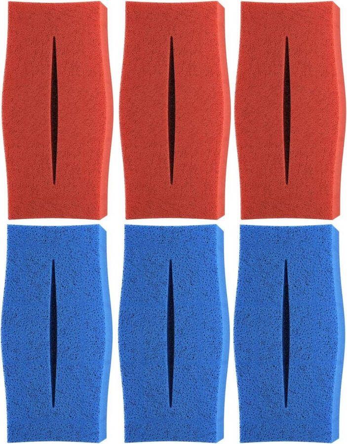 Green Harmony Vervangende Filterspons Geschikt voor Oase Biotec 10 Set 3x Blauw 3x Rood Green Harmony Vijverfilter 2.0