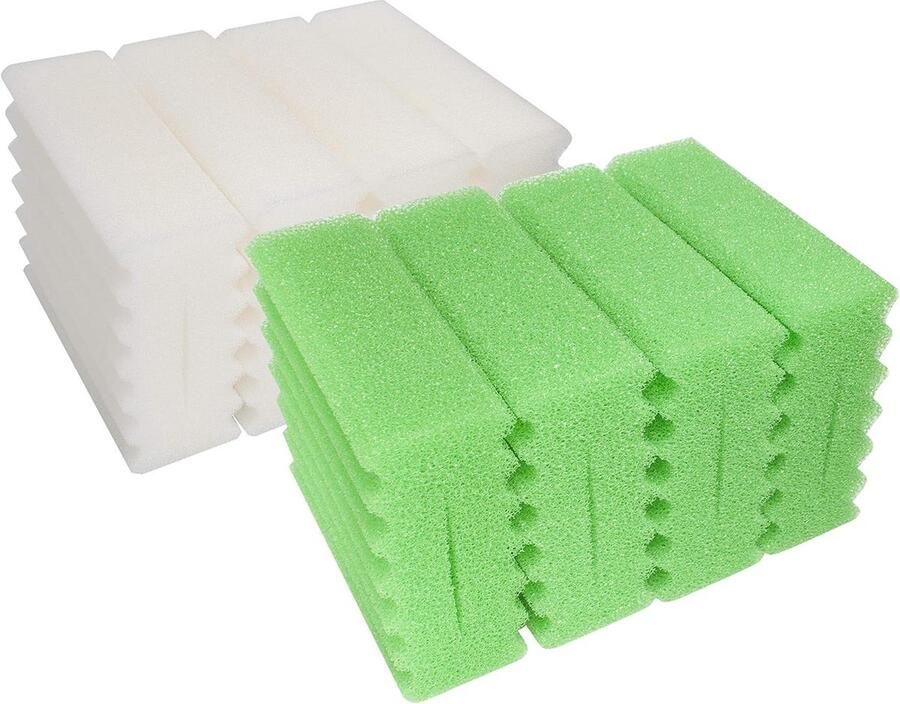 Green Harmony Vervangende vijverfiltersponssets- grove filters fijne filters- geschikt voor SunSun CBF-350 pack van 8 Green Harmony Vijverfilter 2.0