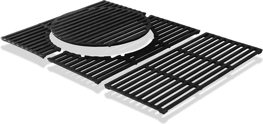 Grid 7809 Roostersysteem gietijzer voor BROOKLYN gasbarbecue rooster inzetstukken voor barbecue pizzasteen pan gevogelte braadpan aanbraadrooster